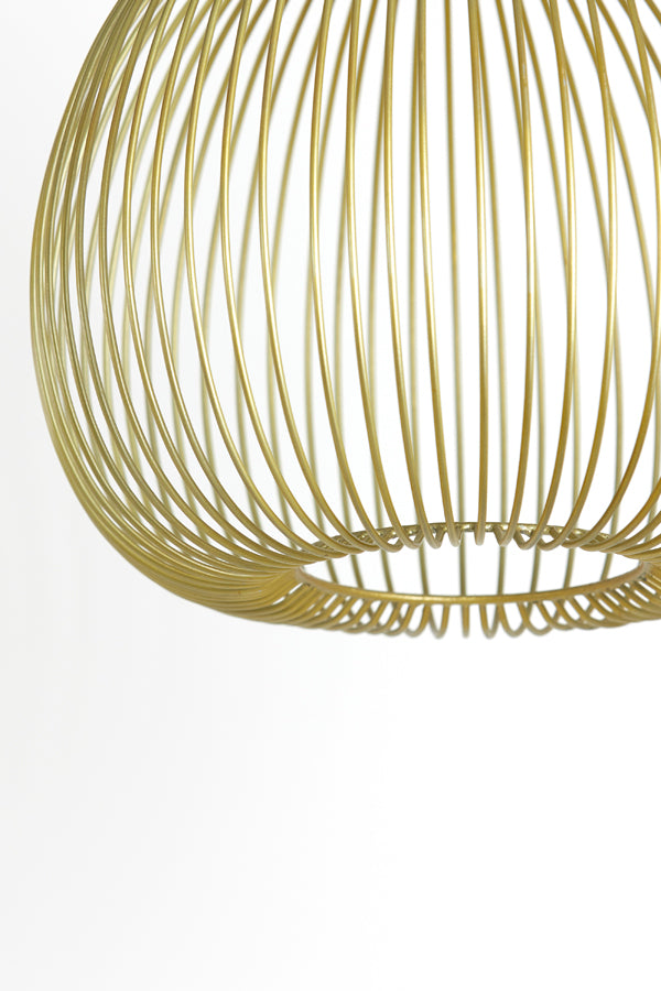 Hanging lamp 34x35 cm RILANA light gold