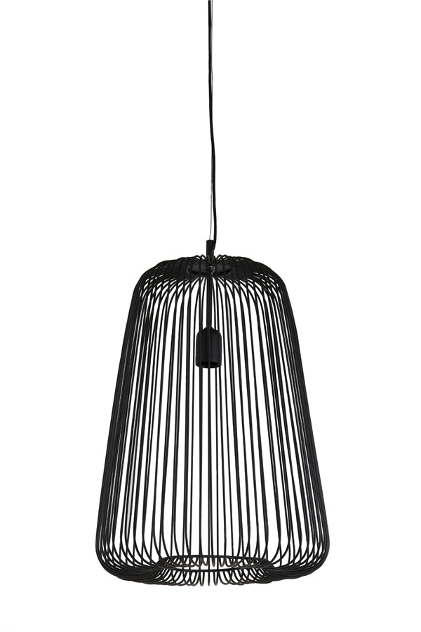 Hanging lamp 35x55 cm RILANU matt black