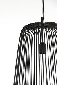 Hanging lamp 35x55 cm RILANU matt black