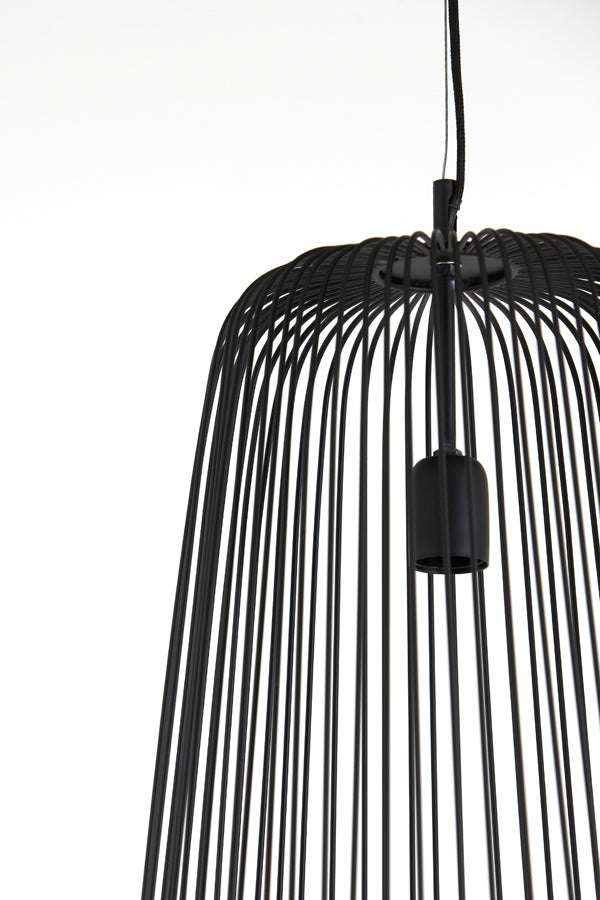 Hanging lamp 35x55 cm RILANU matt black