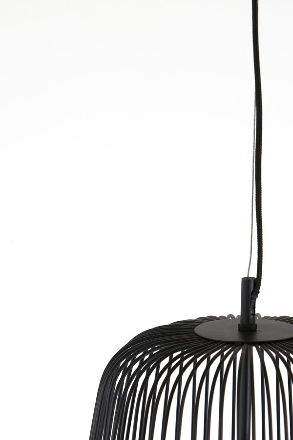 Hanging lamp 35x55 cm RILANU matt black