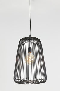 Hanging lamp 35x55 cm RILANU matt black