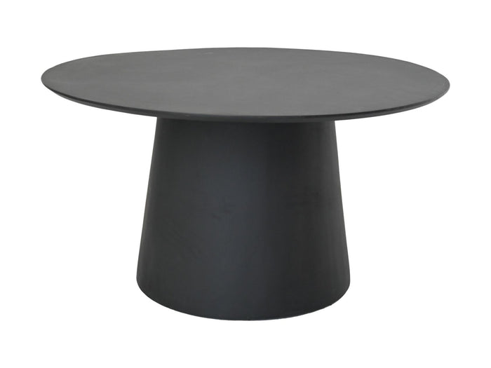 Ronde eettafel Drum - 140x140x77 - Zwart- Mangohout