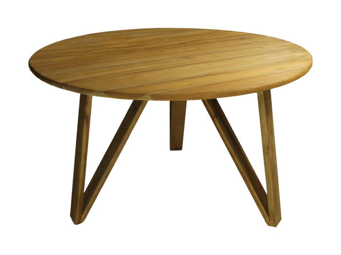 Ronde eettafel - ø120x75 - Naturel - Teak