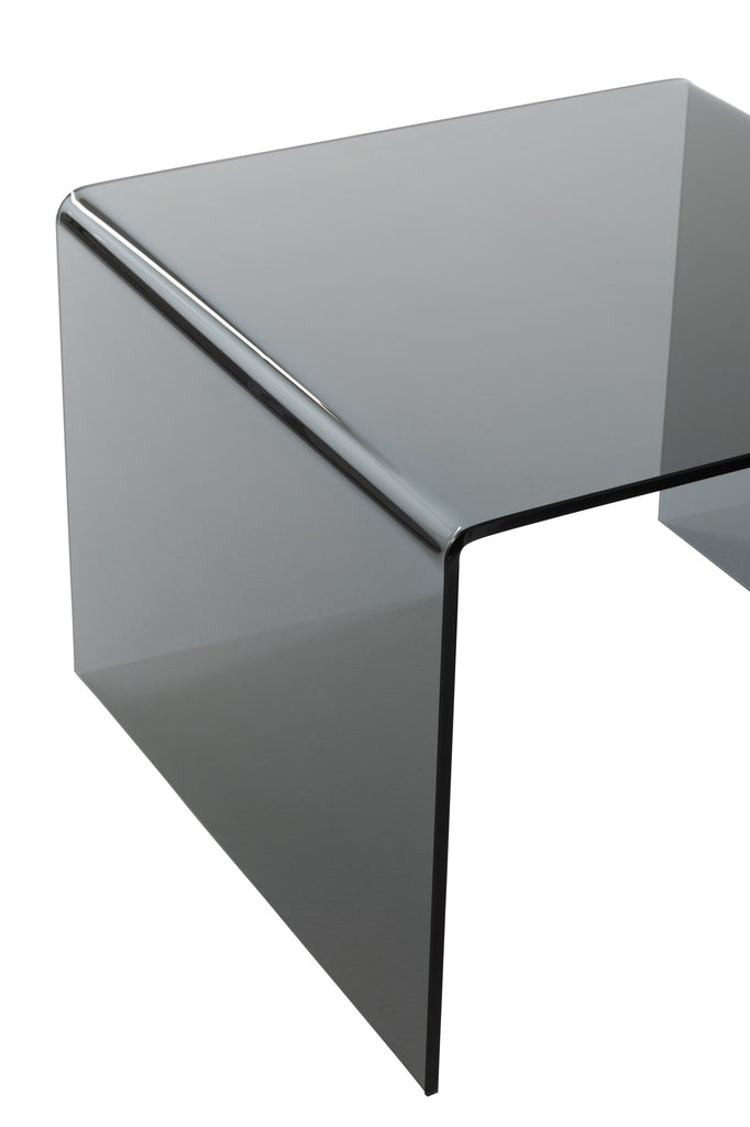 S/2 Sidetable Glass Black