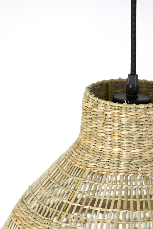 Hanging lamp 38x43 cm SAGAR seagrass natural