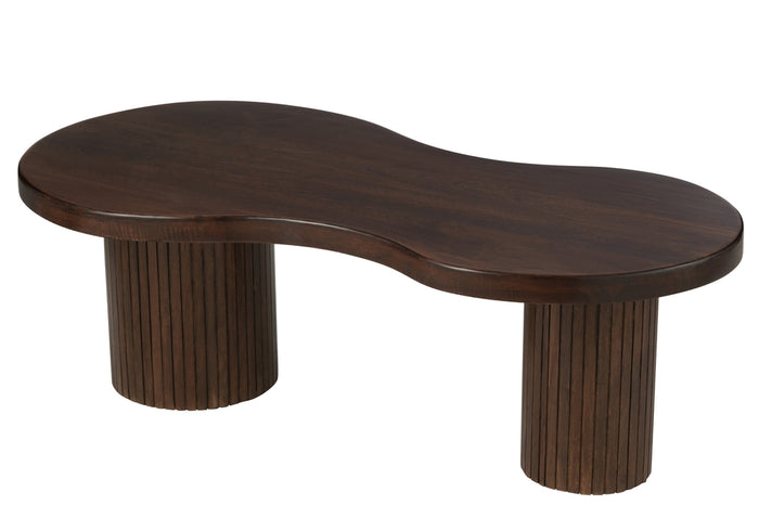 Salon Table Infinity Mango Wood Brown Small