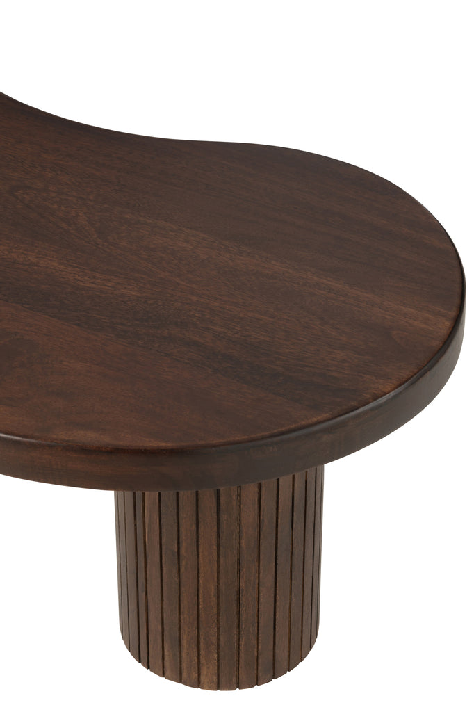 Salon Table Infinity Mango Wood Brown Small