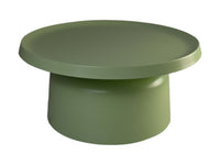 Salontafel Mara - 75x75x35 - Licht groen - Gepoedercoat metaal