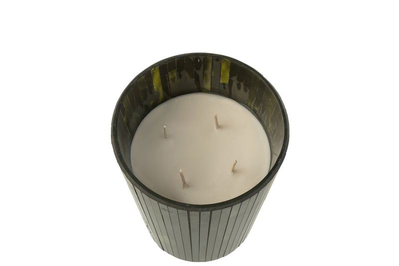 Scented Candle Noa Herbal Serenity Green Large-60H