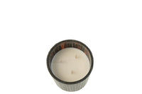 Scented Candle Noa Woody Aurora Brown Small-35H