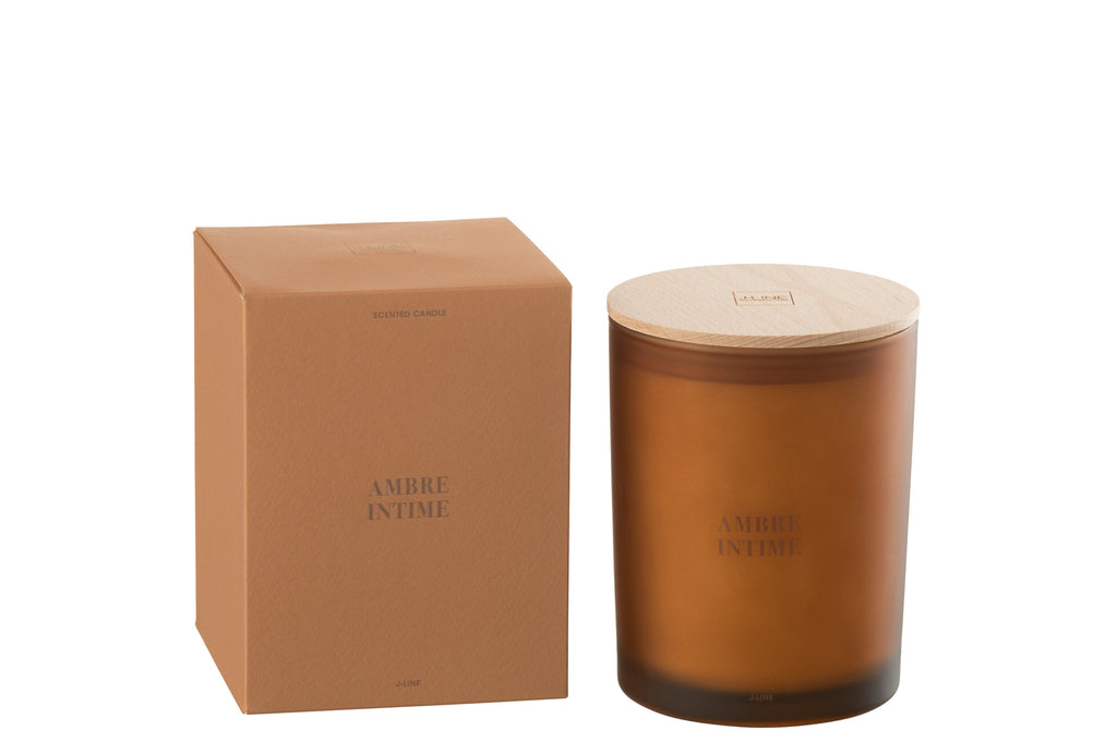 Scented Candle Accords Essentiels Ambre Intime-52H