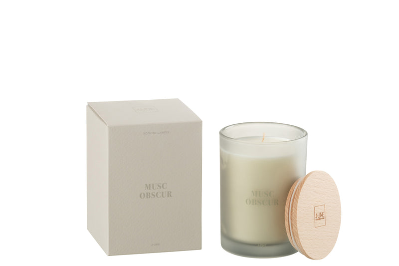 Scented Candle Accords Essentiels Musc Obscur-38H