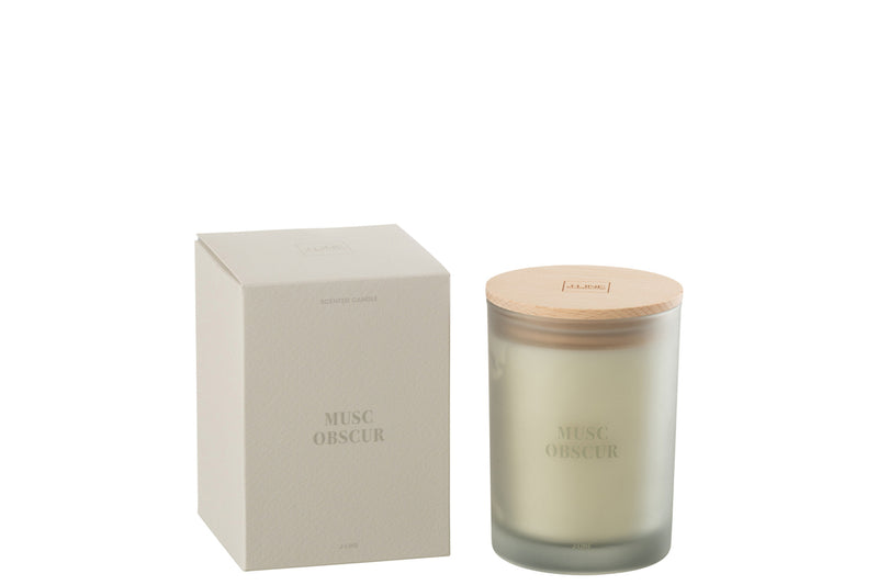 Scented Candle Accords Essentiels Musc Obscur-38H