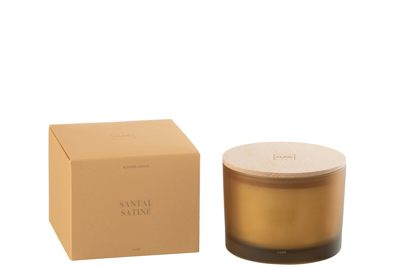 Scented Candle Accords Essentiels Santal Satiné-28H