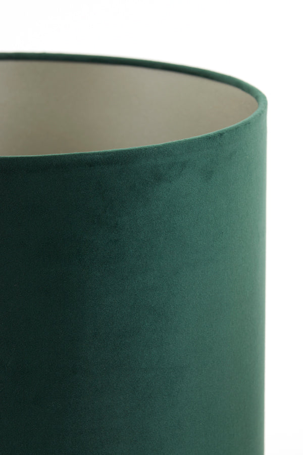 Shade cylinder 30-30-21 cm VELOURS dutch green