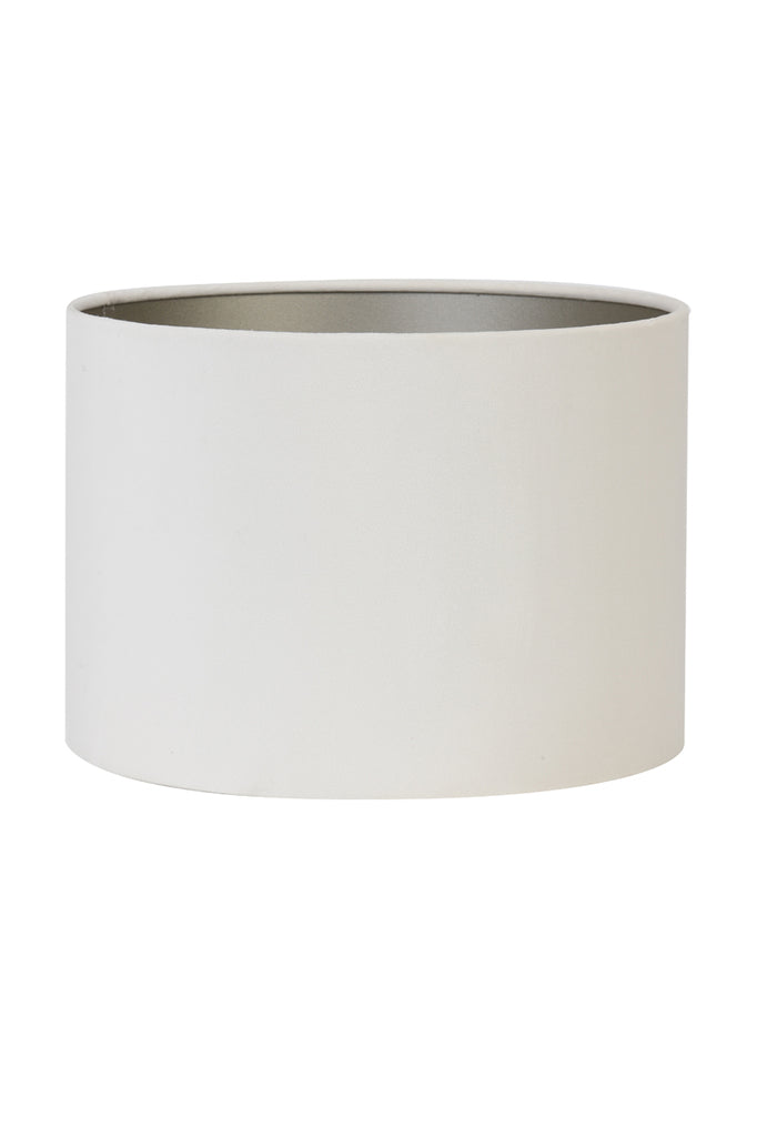 Shade cylinder 30-30-21 cm VELOURS off white