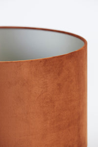 Shade cylinder 30-30-21 cm VELOURS terra