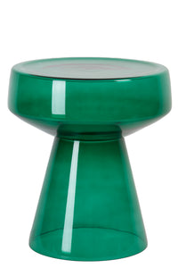 Side table 37x44 cm DAKWA glass green