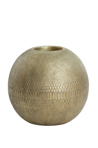 Vase deco 30x27,5 cm SKELD light gold