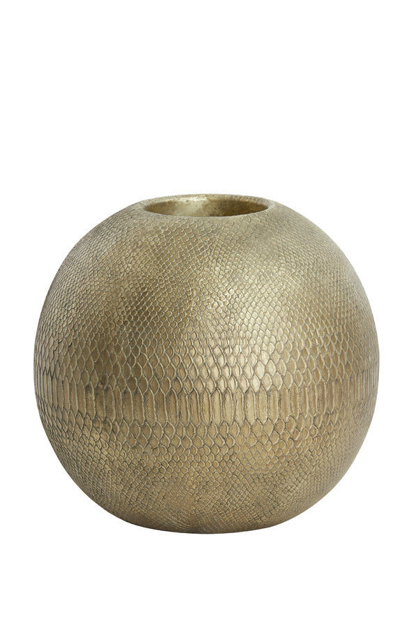 Vase deco 30x27,5 cm SKELD light gold