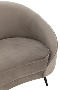 Sofa Elisabeth Textile Silver