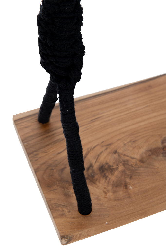 Swing Cotton/Albasia Wood Black