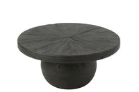 Table Bowl Shanil Wood Black