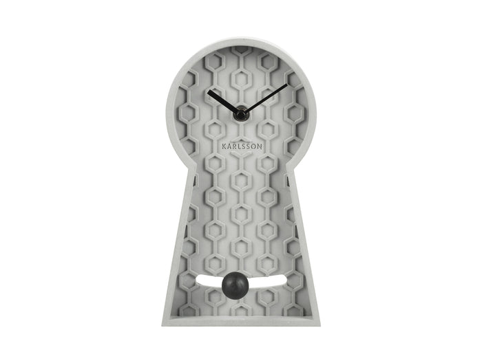 Table Clock Honeycomb Pendulum