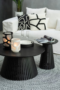 Table Vincent Mango Wood Black Small