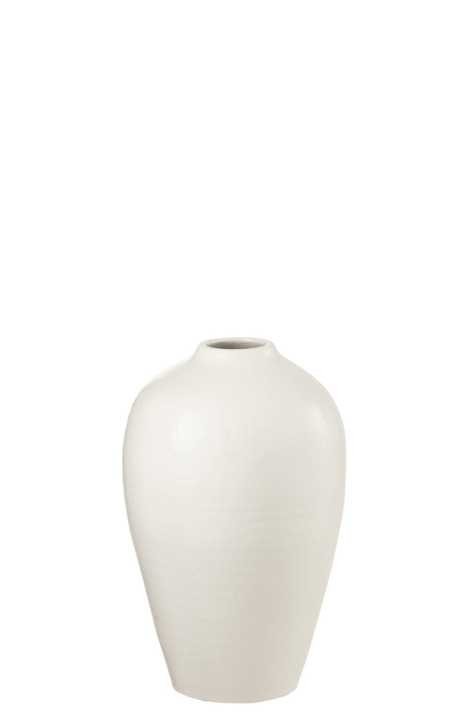 Vase Ceramic White Small