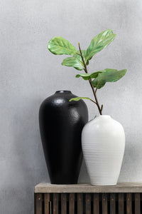 Vase Ceramic White Small