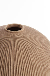 Vase deco 46x37 cm VALERIE light brown