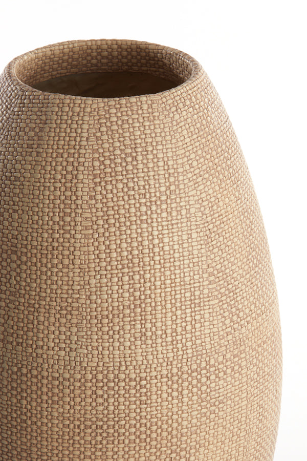 Vase deco 28,5x49,5 cm VALVERDE light brown