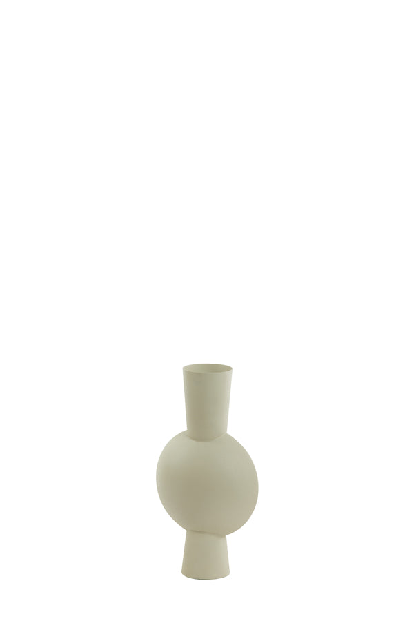 Vase deco 22x14x40 cm KAVANDU light grey