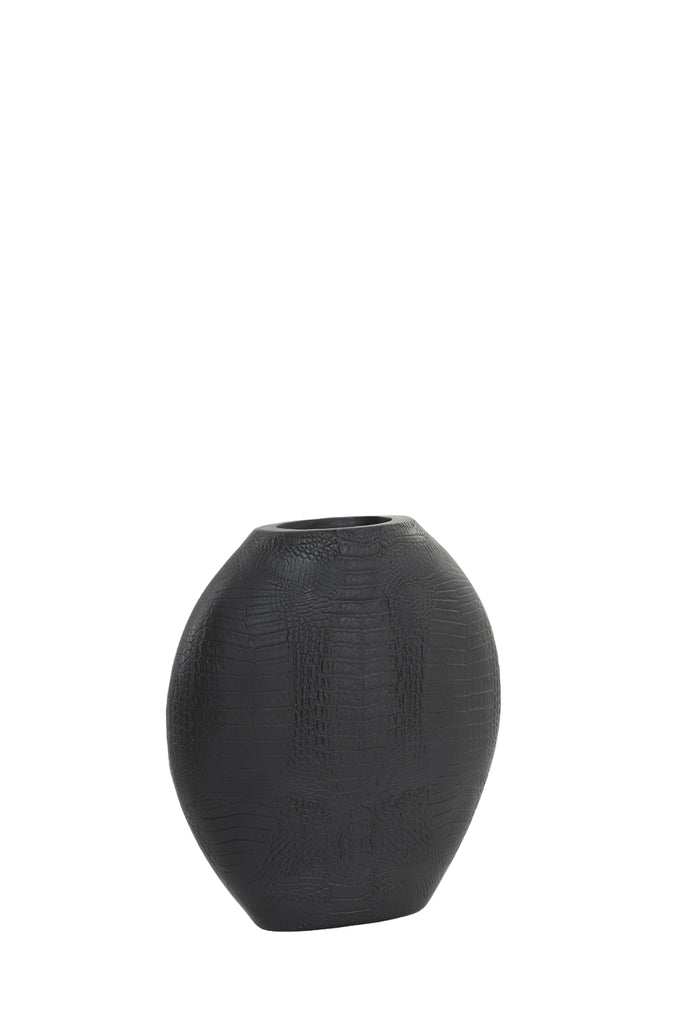 Vase deco 29,5x8x31,5 cm SKELD black