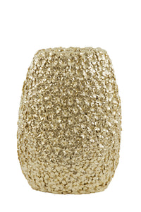 Vase deco 38x23x50 cm ALOHA gold