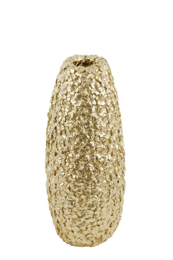 Vase deco 38x23x50 cm ALOHA gold