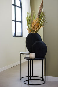 Vase deco 39x11x40 cm SKELD black