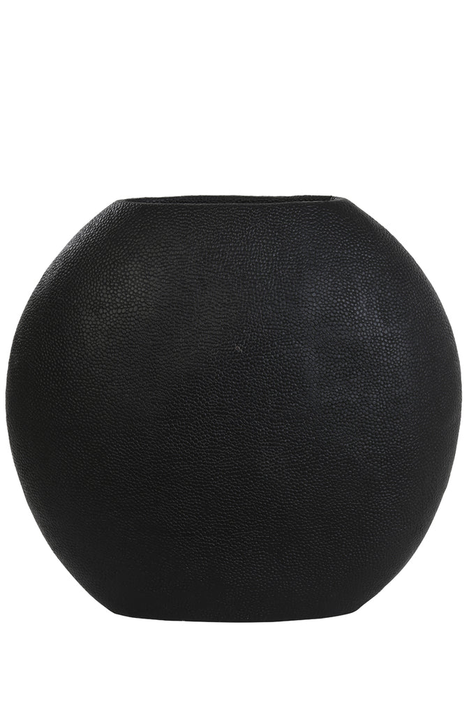 Vase deco 49,5x20x45 cm RAYSKIN matt black