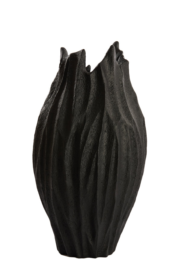 Vase deco 24x44,5 cm VEDDER matt black