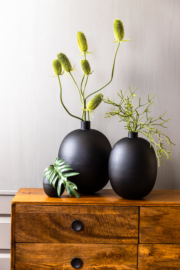 Vase deco 26x34 cm BINCO matt black