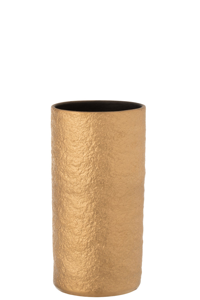 Vase Gatsby Ceramic Gold Medium