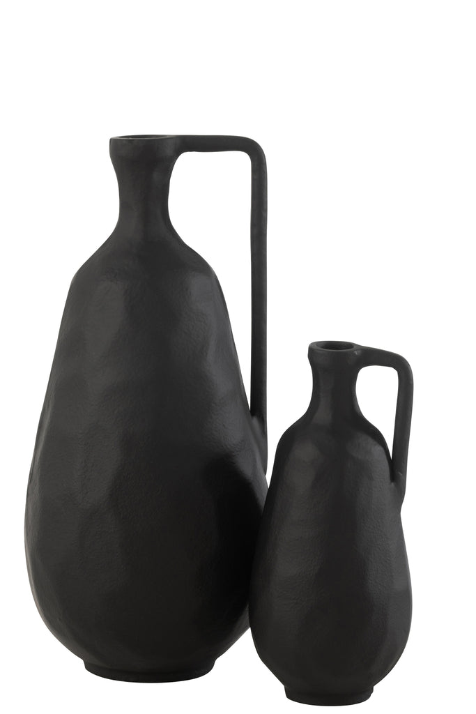 Vase Goa Aluminium Black Large