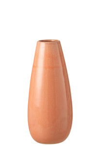 Vase Regular Round Ceramic Grapefruit Large