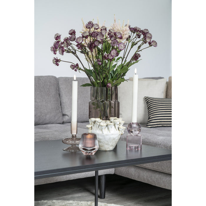 Vase - Vase in purple glass Ã˜14,5x26 cm