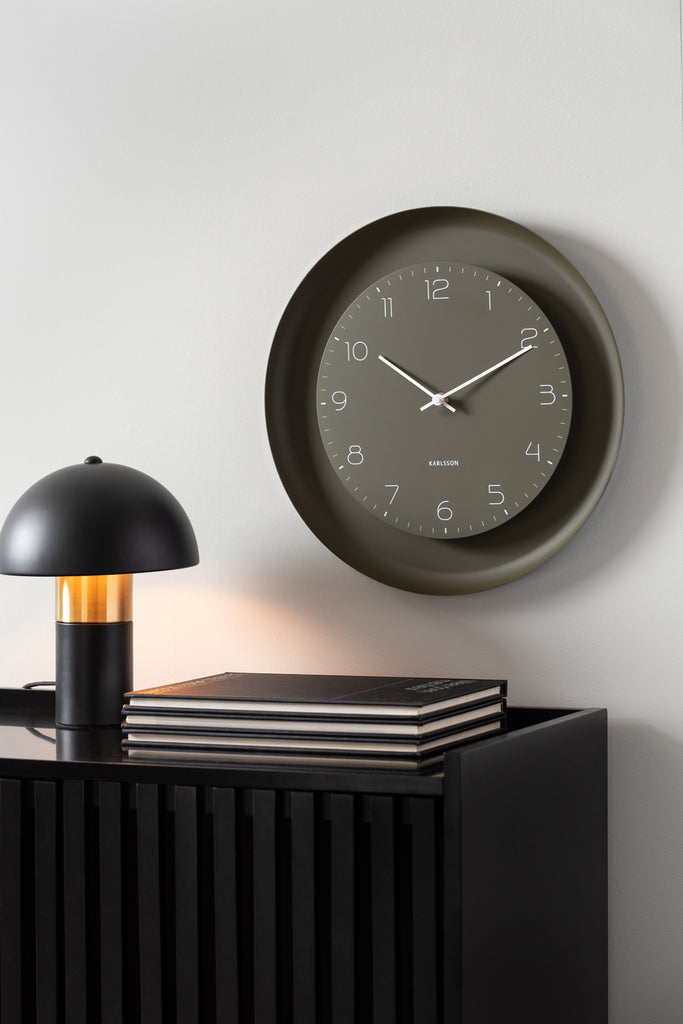 Wall Clock Dual Disc