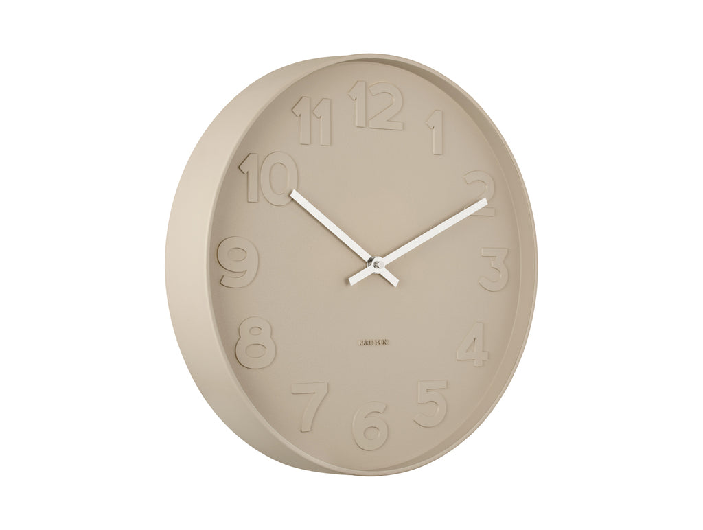 Wall Clock Mr. Brown Numbers