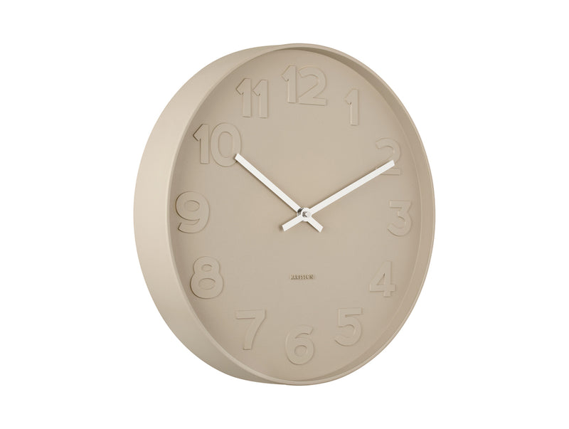 Wall Clock Mr. Brown Numbers