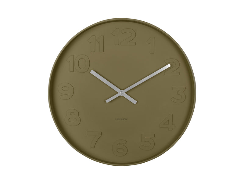 Wall Clock Mr. Green Numbers